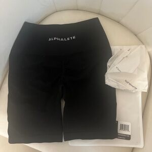 Alphalete Biker Shorts Black XS